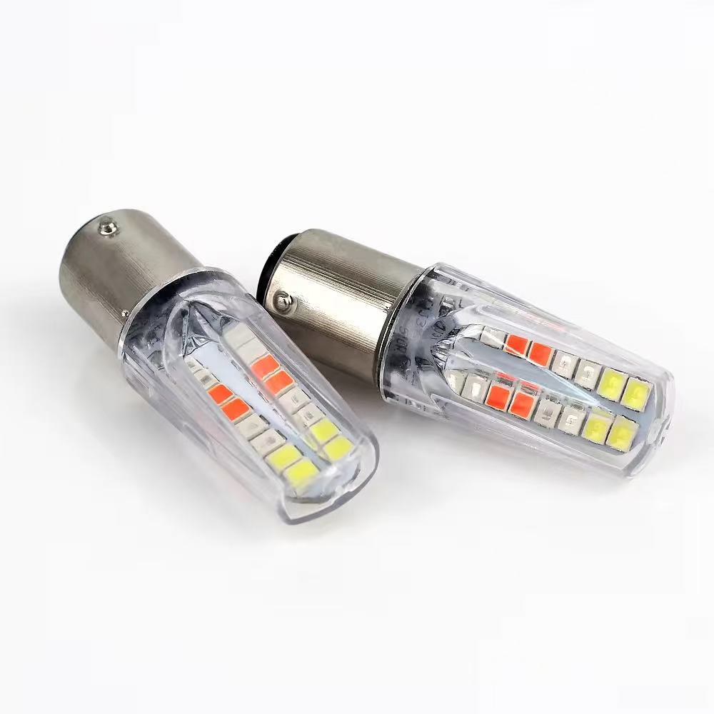 New LED brake light 1157 flowing color RGB light for automobiles and motorcycles details Picture