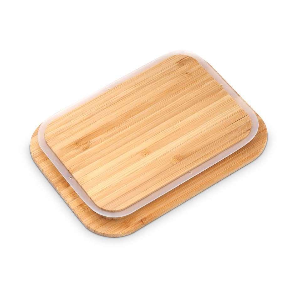 rectangular borosilicate glass butter box bamboo wood cover heat-resistant glass fresh lunch box refrigerator refrigerated storage box Application Scenario
