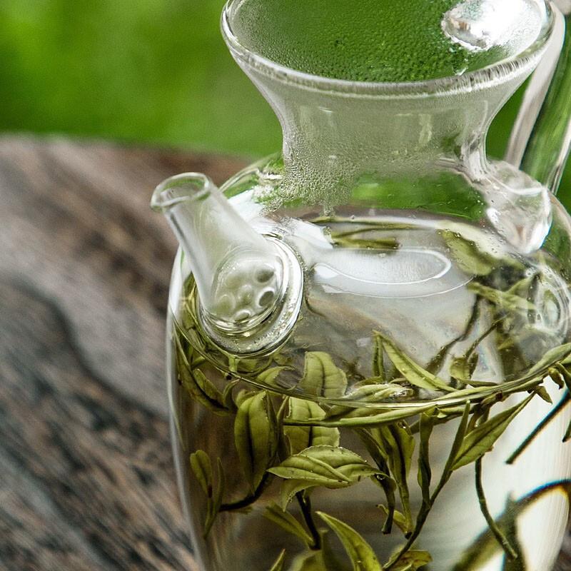 wholesale sales ancient style small song pot thickened borosilicate glass pot pitcher over tea strainer household teapot Specification drawing