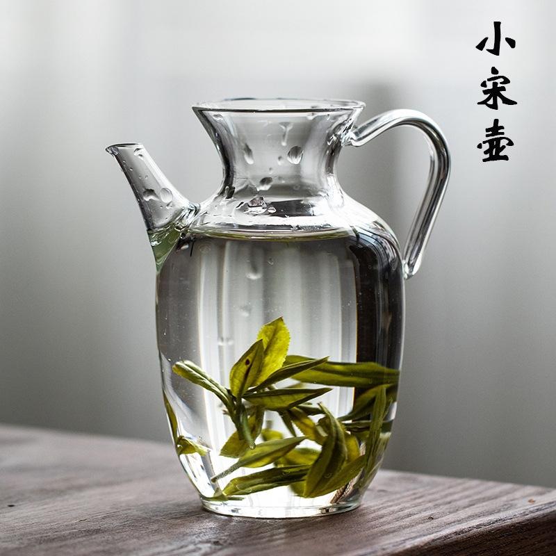 wholesale sales ancient style small song pot thickened borosilicate glass pot pitcher over tea strainer household teapot Application Scenario