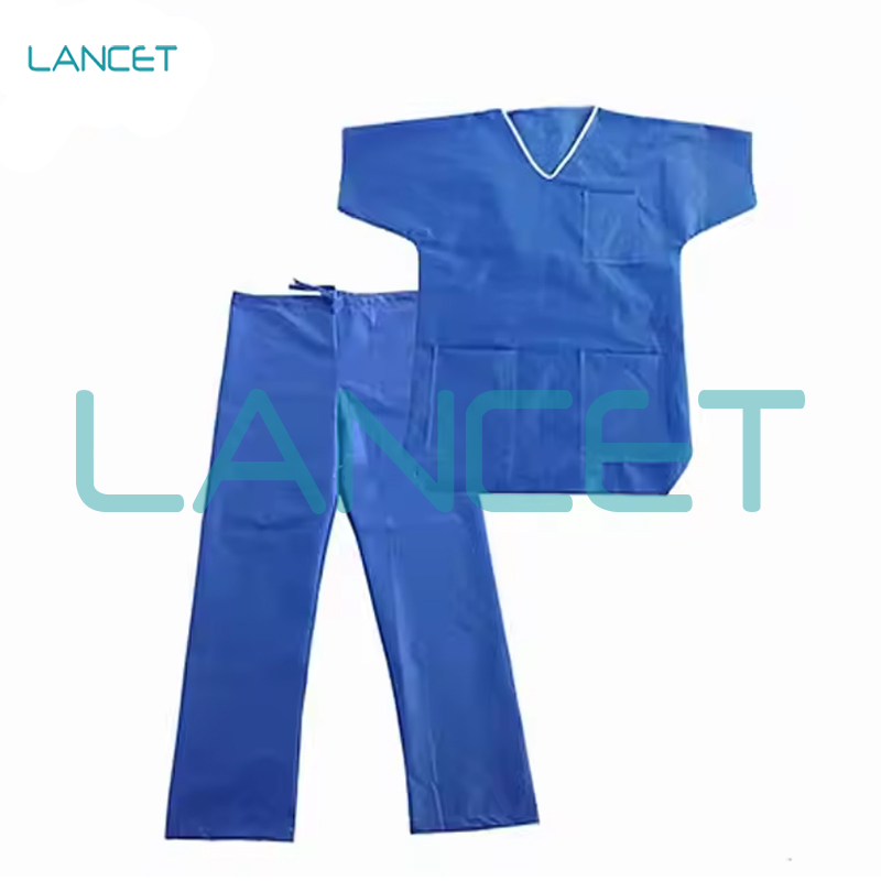 手术室隔离衣牙科口腔医院护士服套装洗手衣洗手服Non Woven PP SMS Dental Scrub 详情4