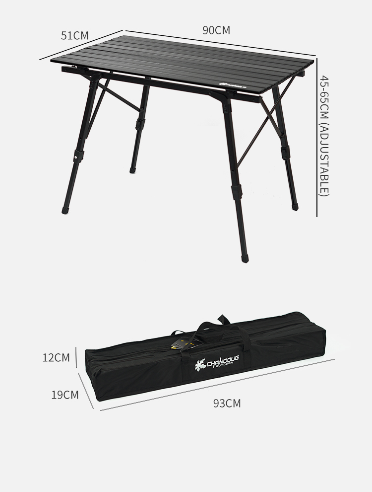 CHANODUG/夏诺多吉户外露营折叠可升降蛋卷桌详情5