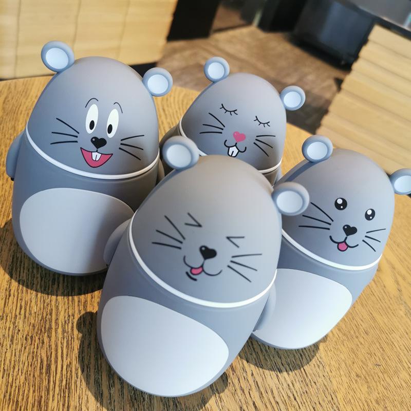 korean cartoon cute groundhog annual boiled water double-layer borosilicate glass children student new year gift animal Application Scenario