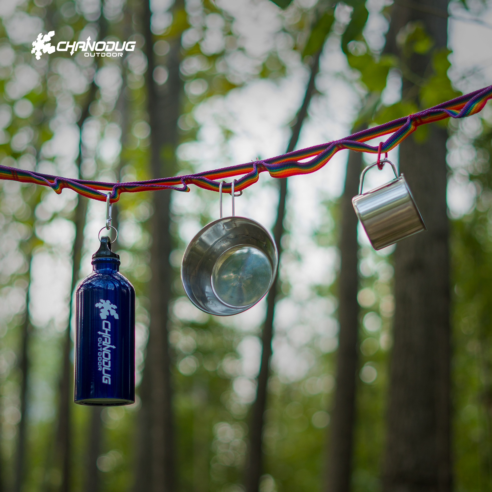 Xanaduji colorful lanyard for camping details Picture