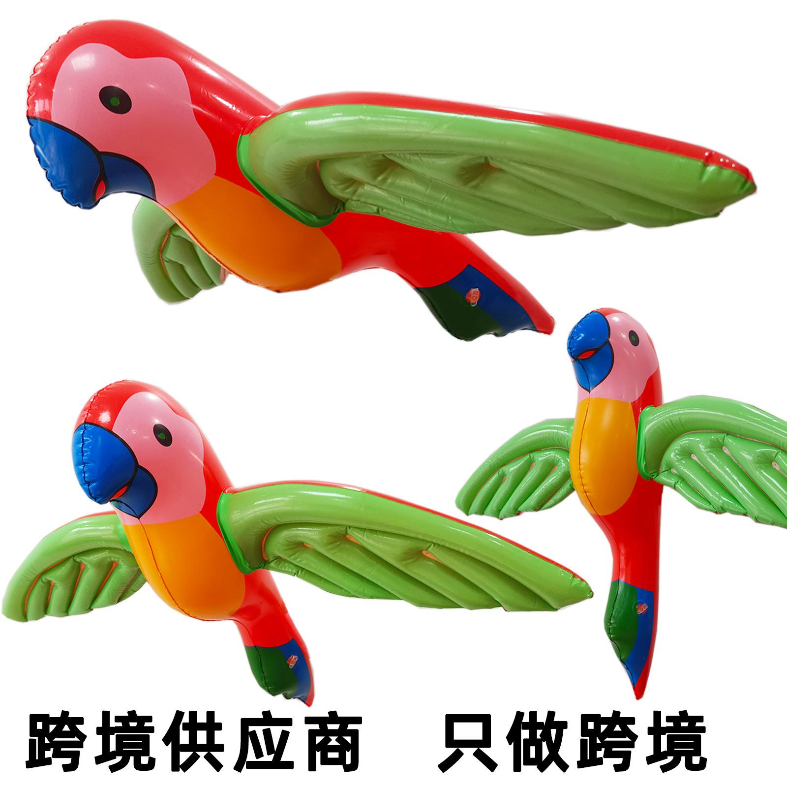 cross-border toys inflatable parrot pvc inflatable animal toys yiwu factory wholesale inflatable toys inflatable bird
