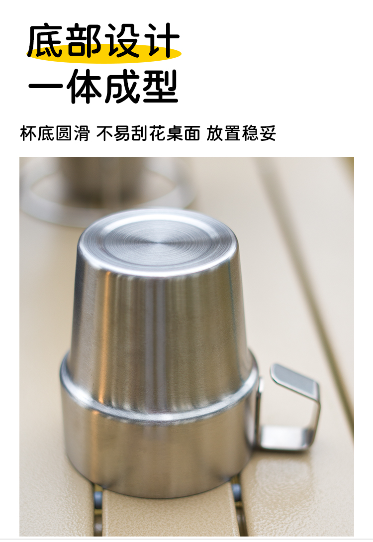 CHANODUG/ Chanodoji Outdoor Camping Stainless steel 4p/6p coffee cup pic 7