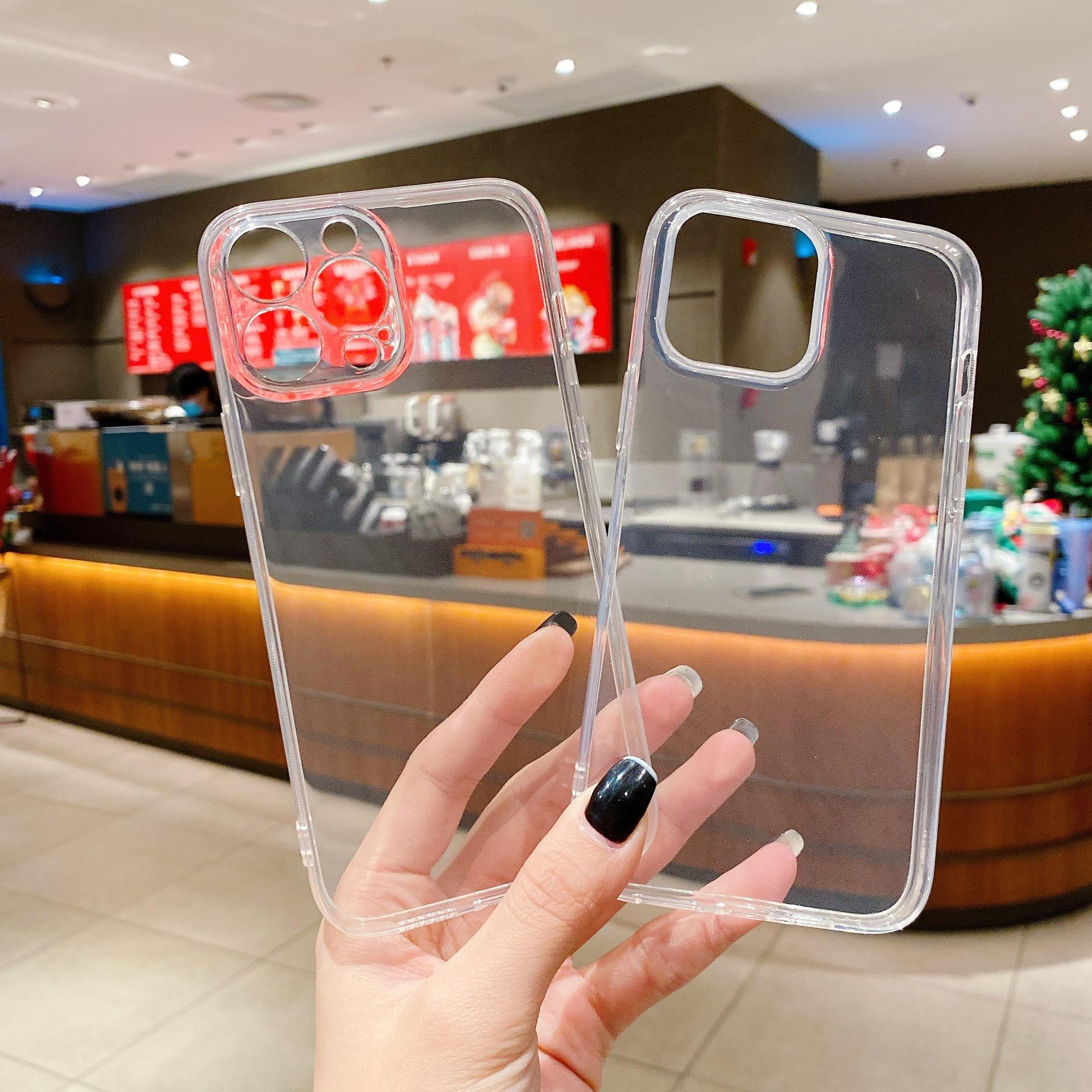 applicable to iphone14promax transparent phone case drop-resistant tpu all-inclusive apple phone case/13 sets wholesale Application Scenario
