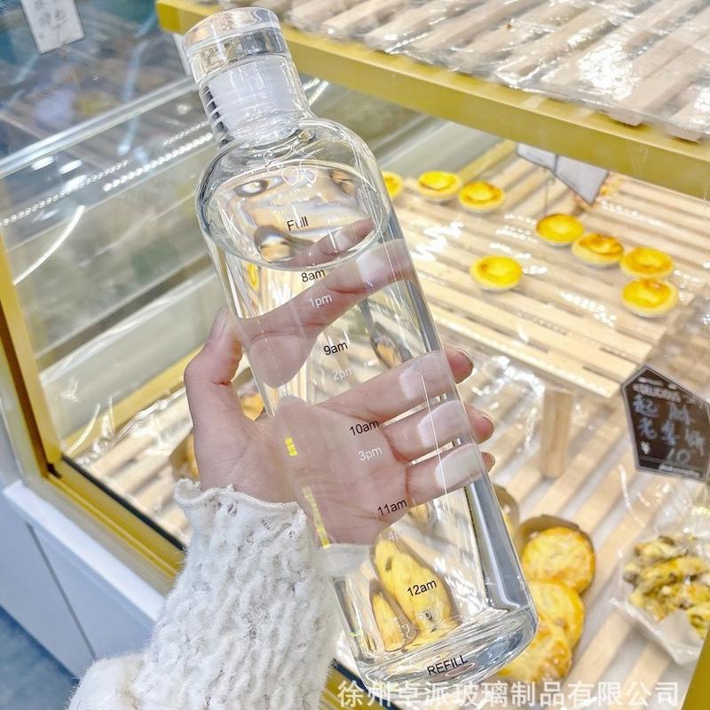 borosilicate glass wine fermentation jar seal bottle wine fruit wine cold brewed coffee cold bubble bottle storage bottle white spirit bottle Specification drawing