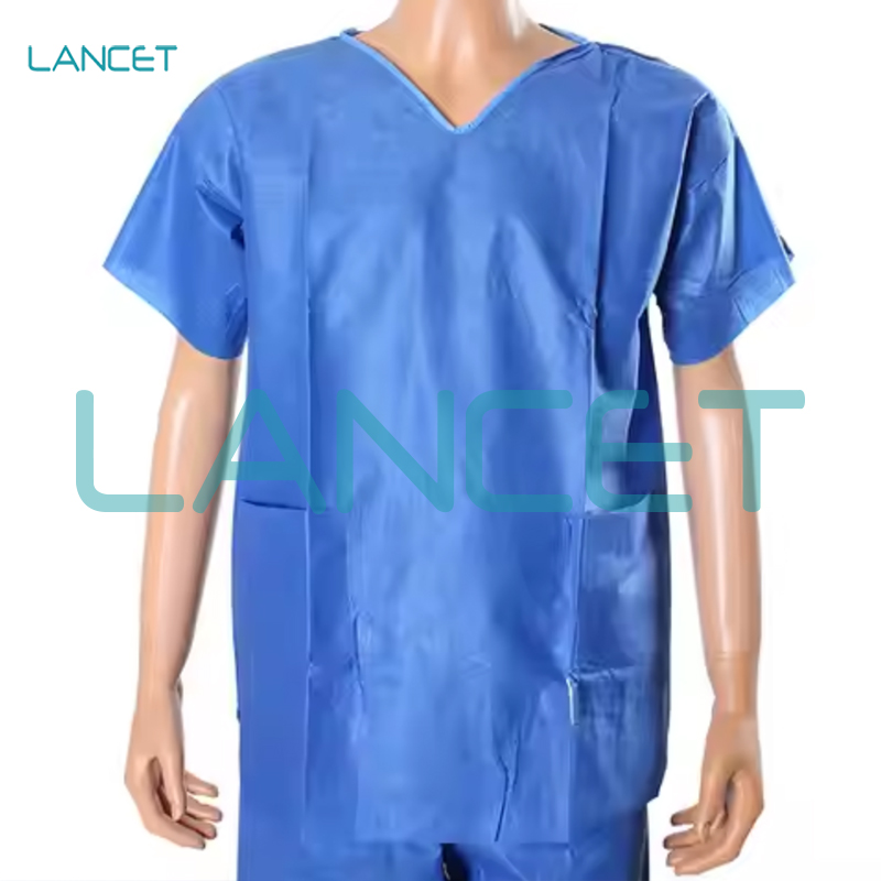 手术室隔离衣牙科口腔医院护士服套装洗手衣洗手服Non Woven PP SMS Dental Scrub 详情3