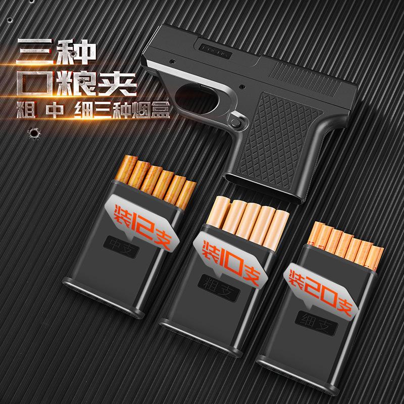 focus yh-096 multi-functional thick medium thin three-in-one cigarette case cartridge cigarette case direct punch gas lighters wholesale