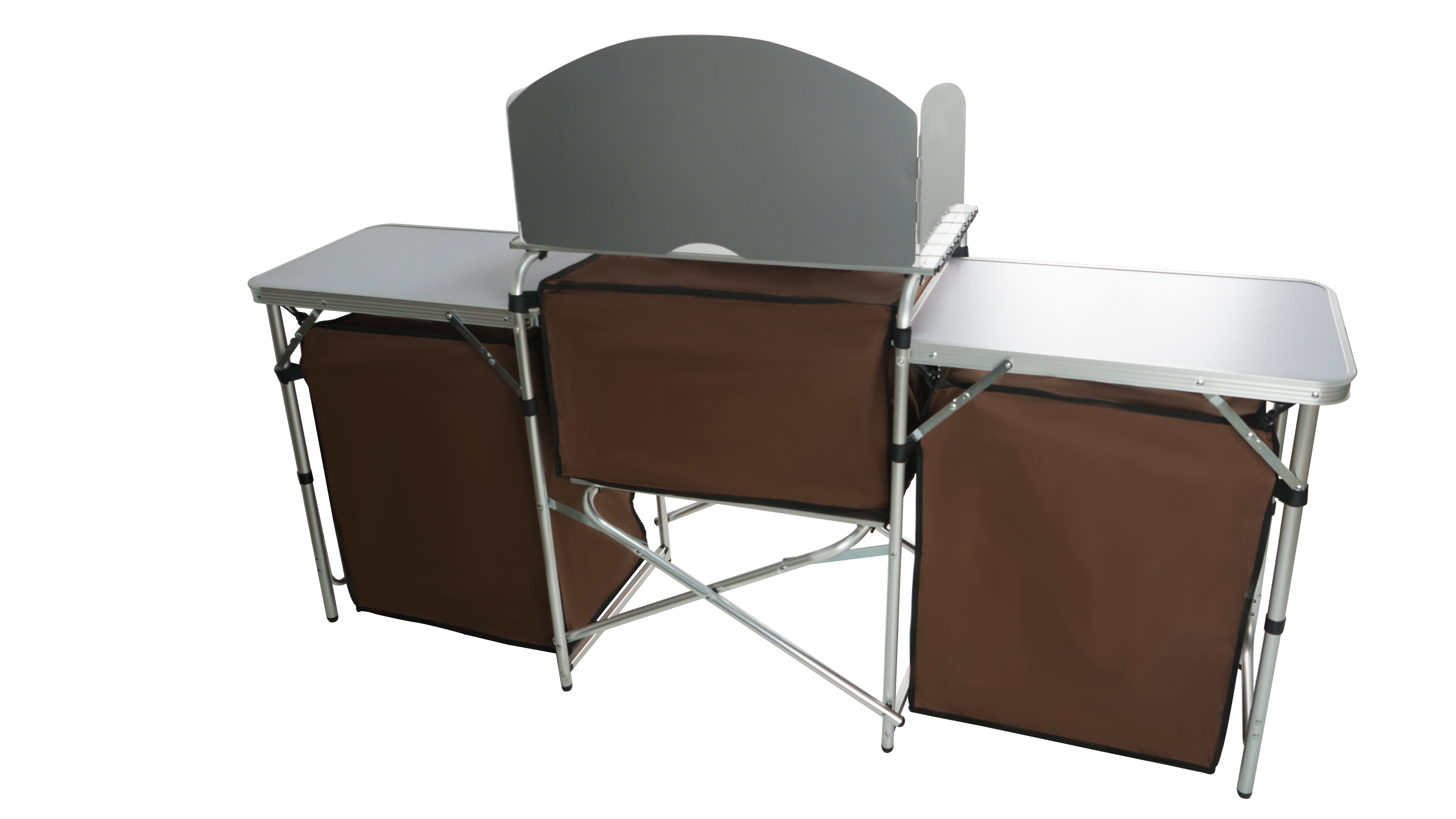 CHANODUG/ Chanodug Outdoor Camping Portable Kitchen Table, Portable camping aluminum alloy multi-functional igt folding table details Picture