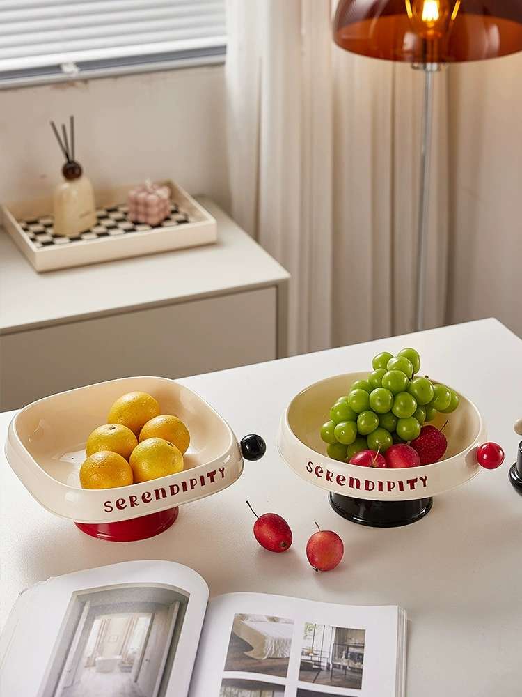 J06-6952 Fruit tray living room coffee table snack tray new French light luxury exquisite candy tray undefined