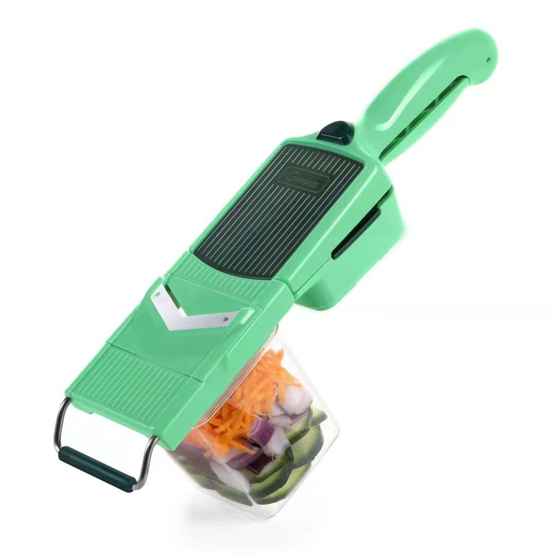 multi-function vegetable chopper adjustable grater kitchen household vegetable and fruit slicing dicing artifact Application Scenario