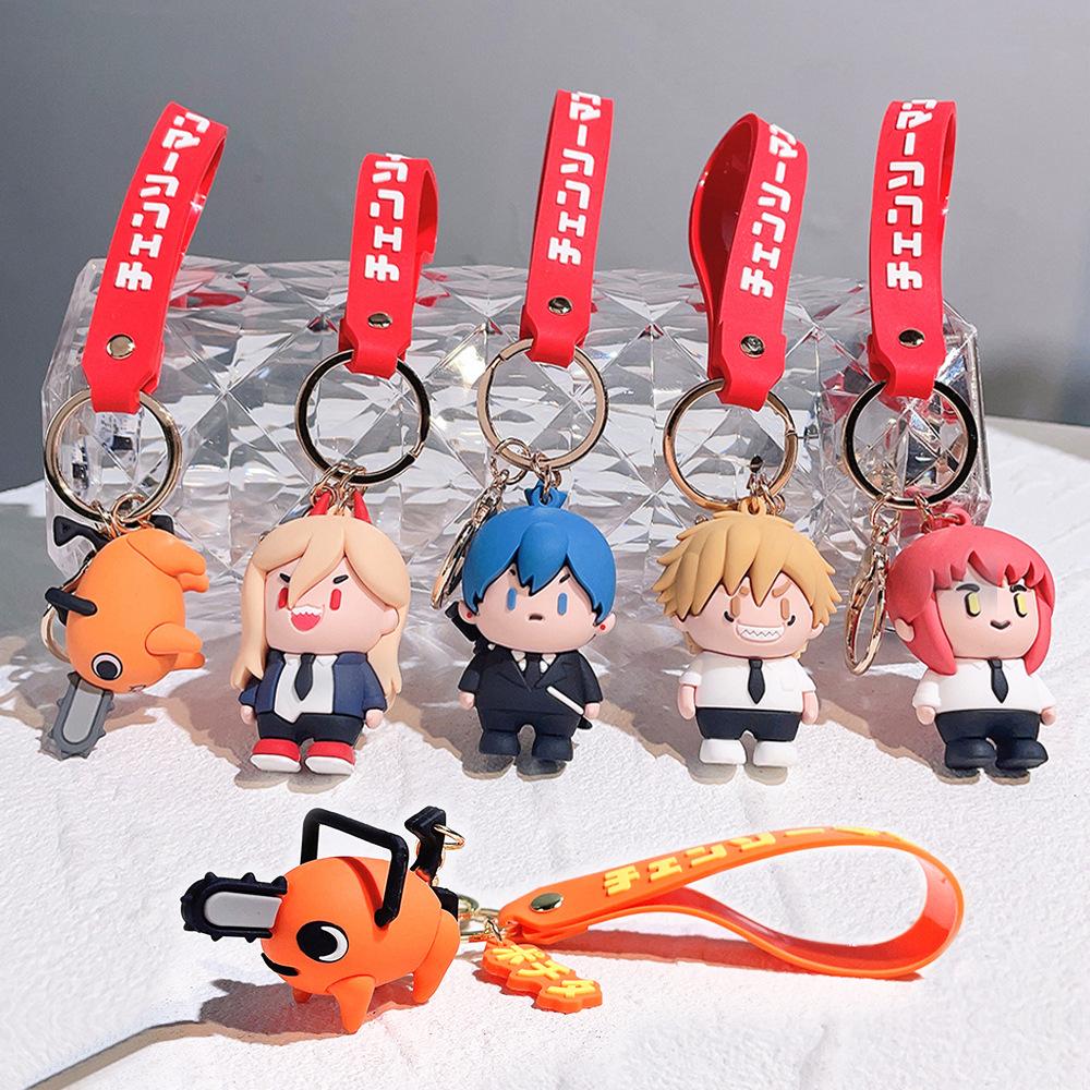Chainsaw Man Keychain Pochita Doll Pochita Keychain Pendant Electric Maqima Anime Peripheral