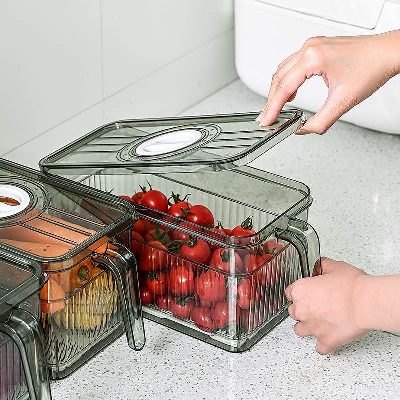 Y103-1029 Refrigerator storage and organizing artifacts Drawer box Storage box Organizing box Egg food preservation box full figure