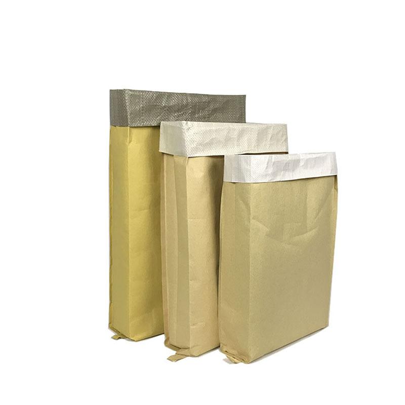 wenzhou paper-plastic compound pocket waterproof film woven snakeskin thickened paper packaging bags packing kraft paper plastic bag wholesale Item Picture