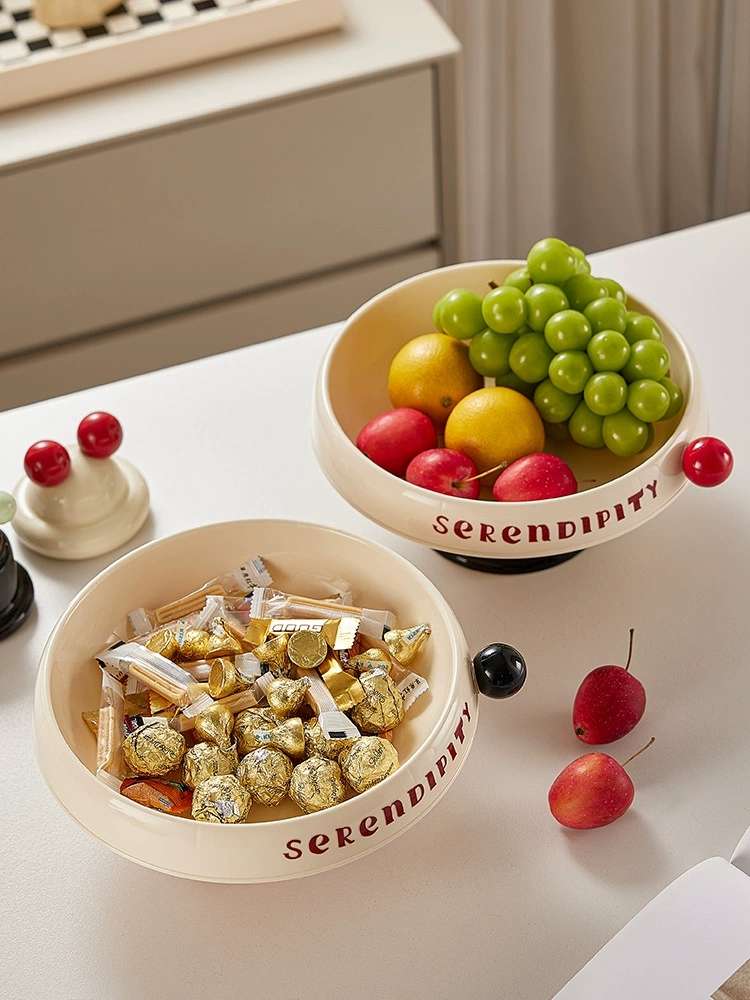 J06-6952 Fruit tray living room coffee table snack tray new French light luxury exquisite candy tray undefined
