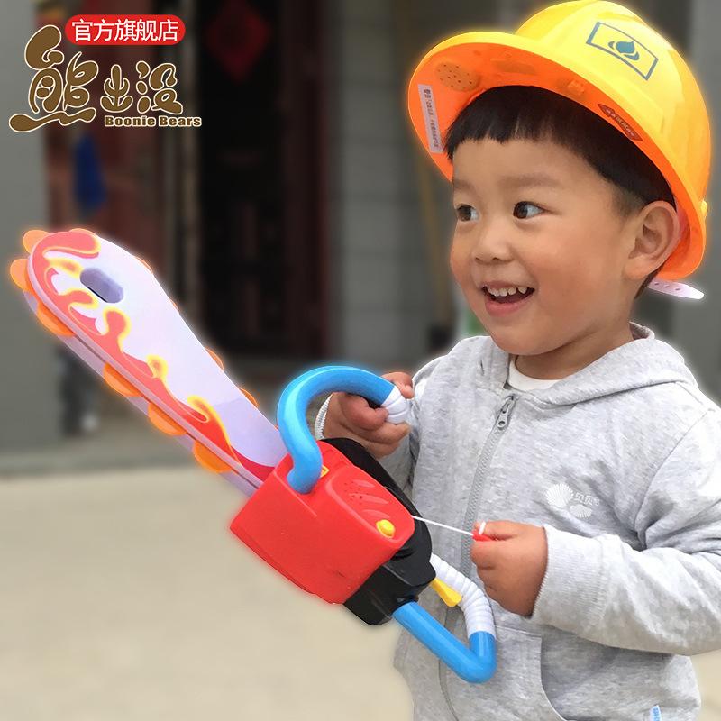 bear infested toy bear i bear ii logger vick chainsaw toy gun boys children chainsaw acoustic and lighting toys mg165 full figure