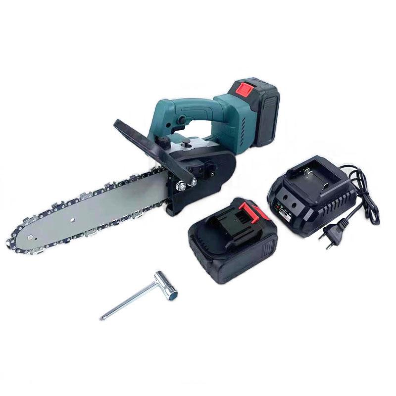 10-inch brushless lithium chainsaw wireless charging electric chain saw household garden small portable manual cutting wood cutting saw Application Scenario