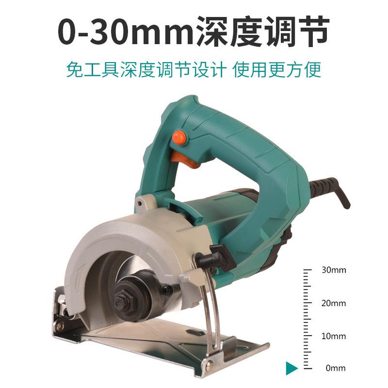 stone cutting machine tile woodworking small portable household floor tile stone cutting machine slotting machine cutting saw chainsaw Specification drawing