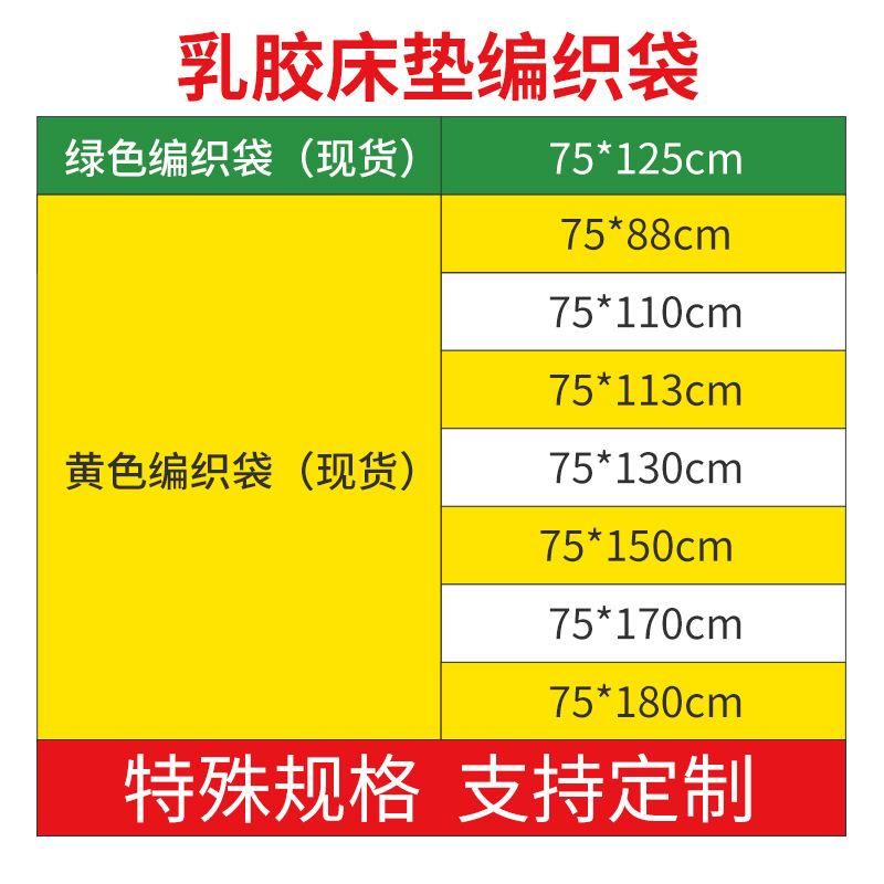 oversized pp woven bag woven bag wholesale waterproof cowhide paper-plastic compound pocket latex mattress logistics packing bag Application Scenario