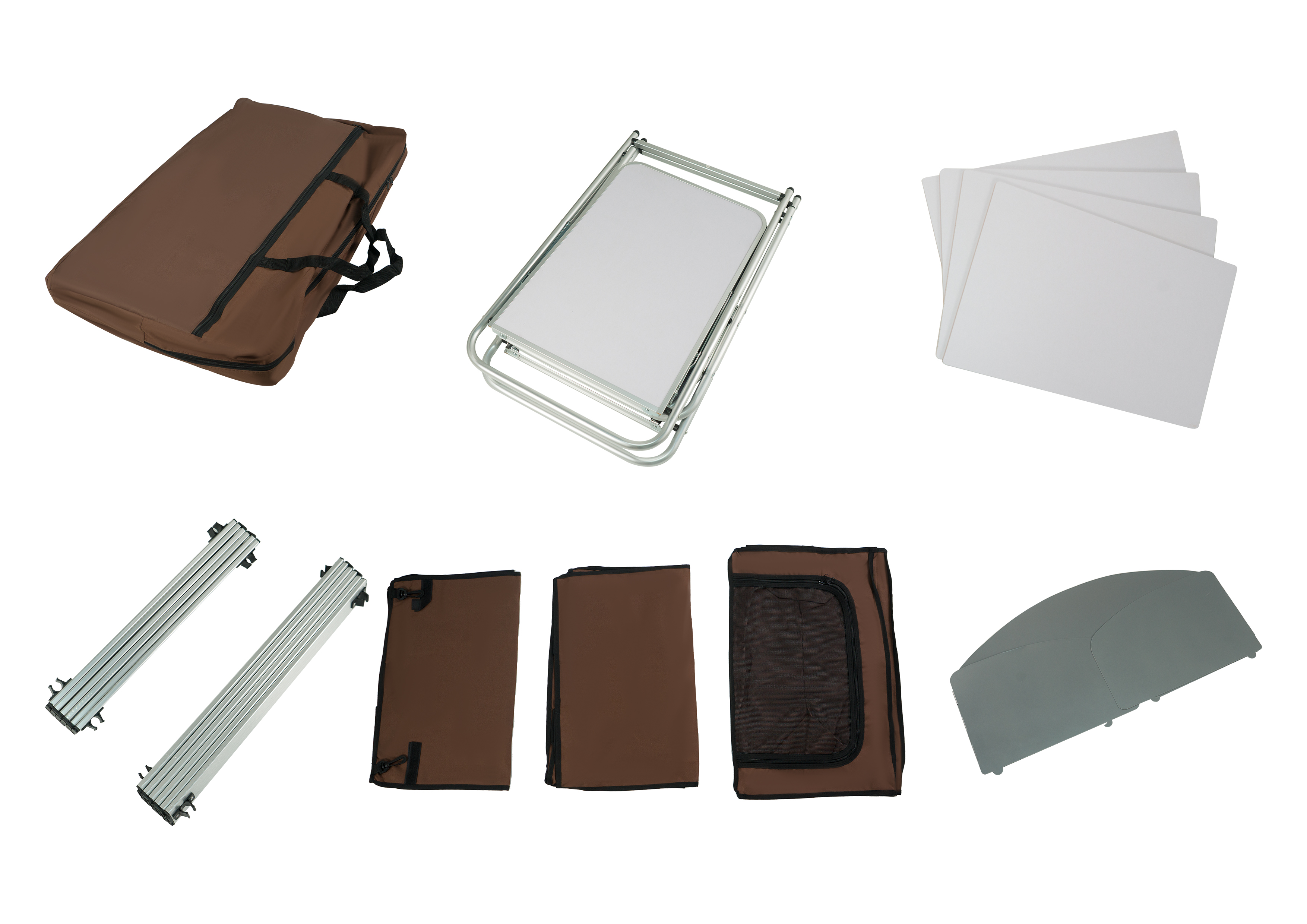 CHANODUG/ Chanodug Outdoor Camping Portable Kitchen Table, Portable camping aluminum alloy multi-functional igt folding table Application Scenario
