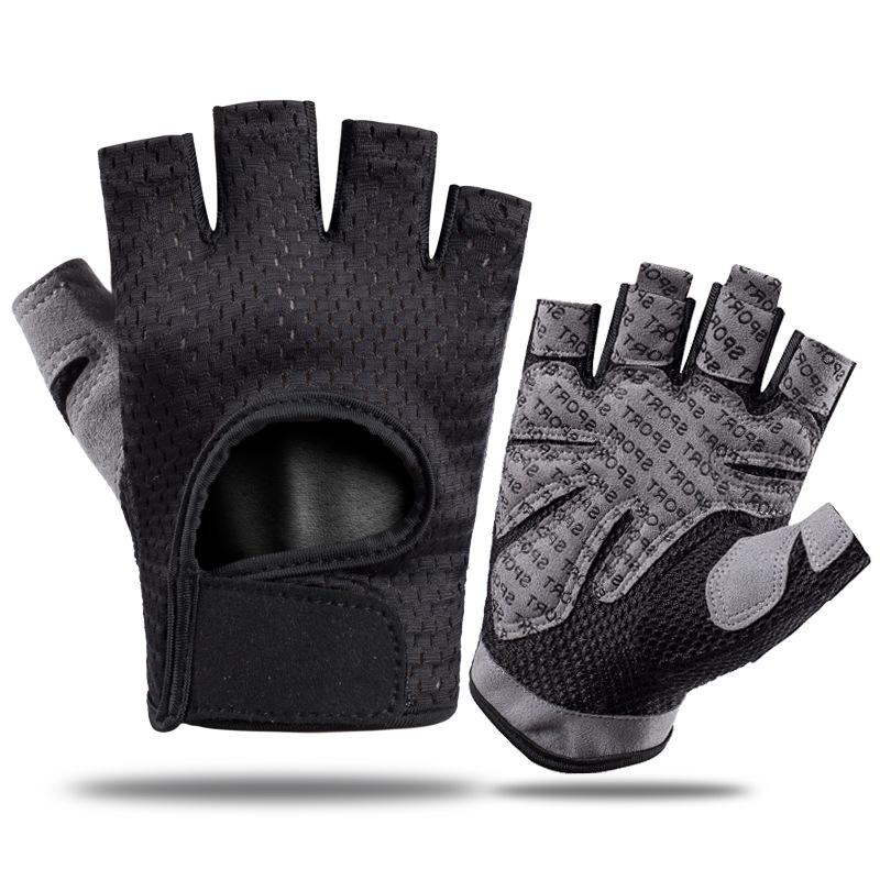 cycling gloves men and women 0107 half finger anti-skid shock absorption breathable equipment gym bicycle outdoor sports gloves