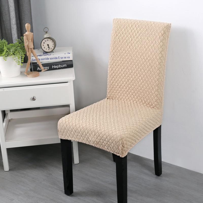 cross-border bubble towel chair cover universal elastic chair cover household chair cover half solid color chair cover hotel chair cover