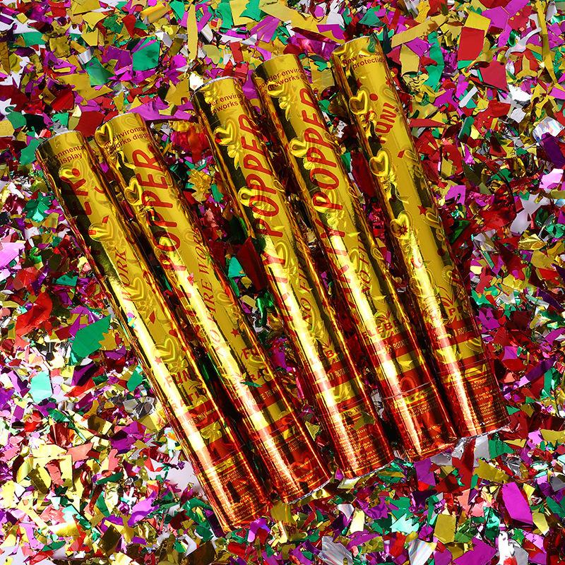cross-border fireworks display salute hand-held salute wedding opening ceremony confetti cracker fireworks wedding tube