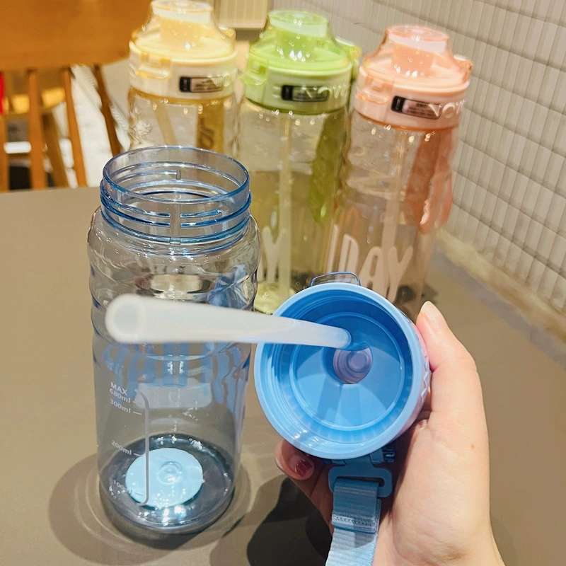X152-XBD-6082 Summer water cup 780ML net red simple and fresh portable sports straw rope cup undefined