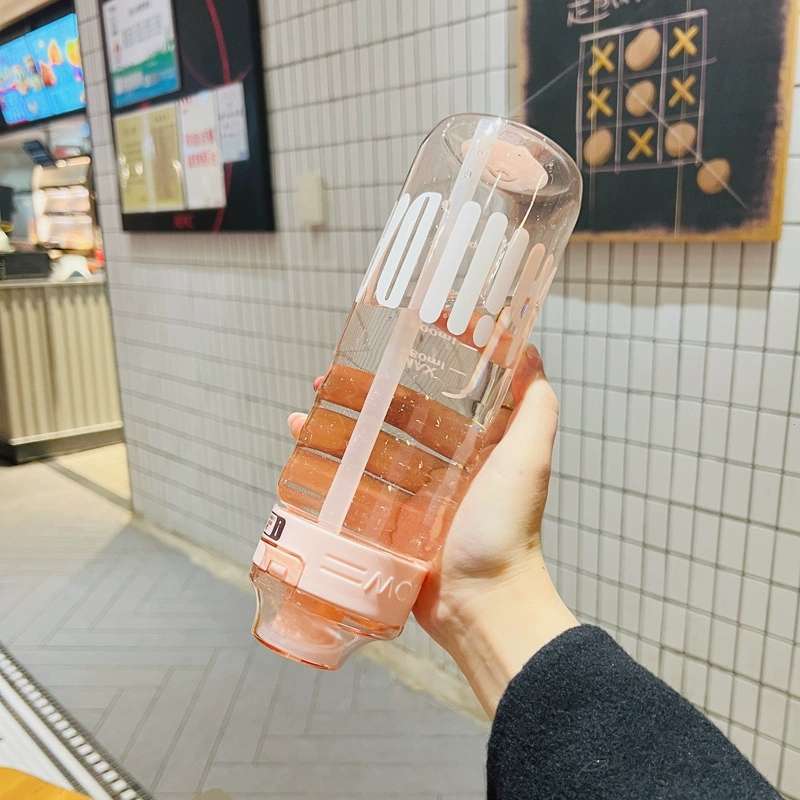 X152-XBD-6082 Summer water cup 780ML net red simple and fresh portable sports straw rope cup undefined