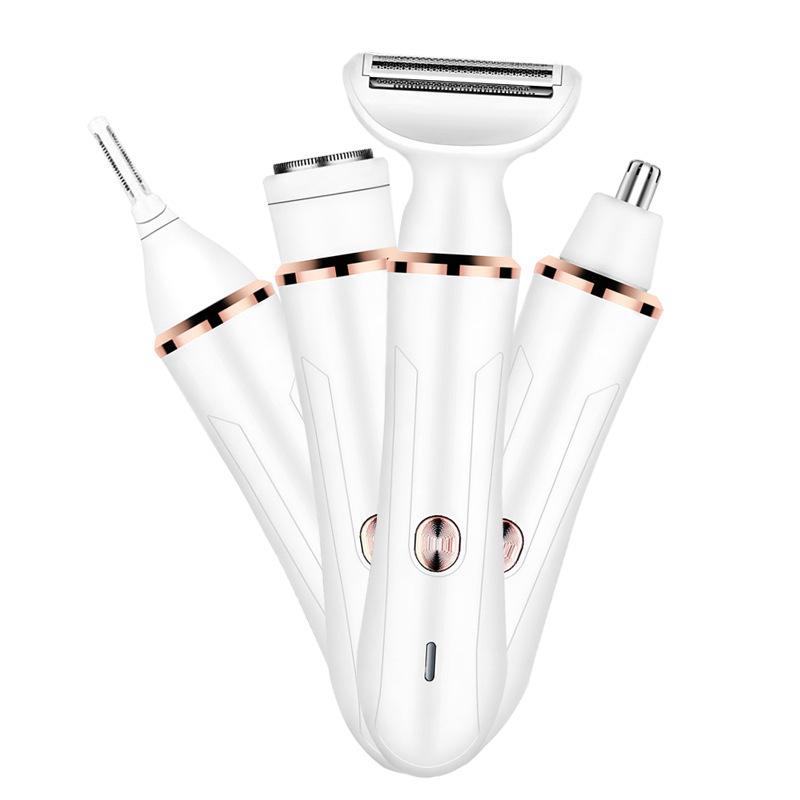 cross-border hot sale women's shaver four-in-one household multi-function epilator lipstick hair removal device one piece dropshipping