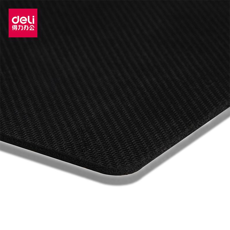 deli mouse pad 3691 extra large black with extra lining cloth cushion rubber material non-slip business office mouse pad Application Scenario