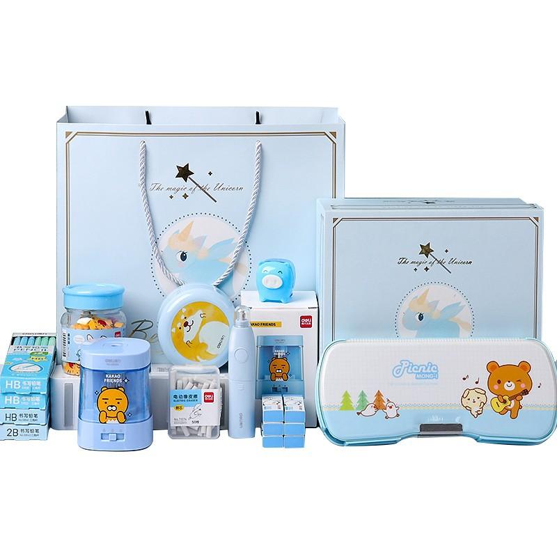 deli school stationery set kindergarten children christmas gift wholesale school supplies pupil prize Item Picture