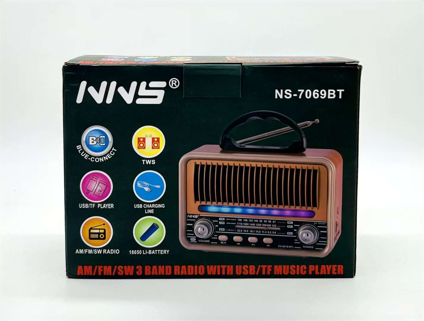 收音机蓝牙USB收音机老人复古小型收音机详情图7