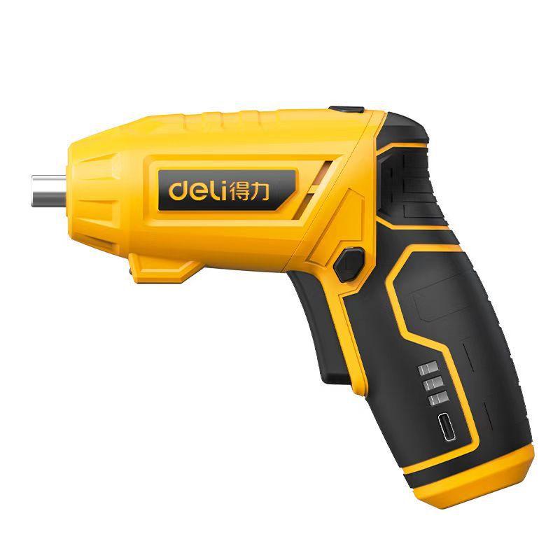 deli electric screwdriver rechargeable small household electric drill multifunctional mini lithium electric screwdriver electric batch suit Item Picture