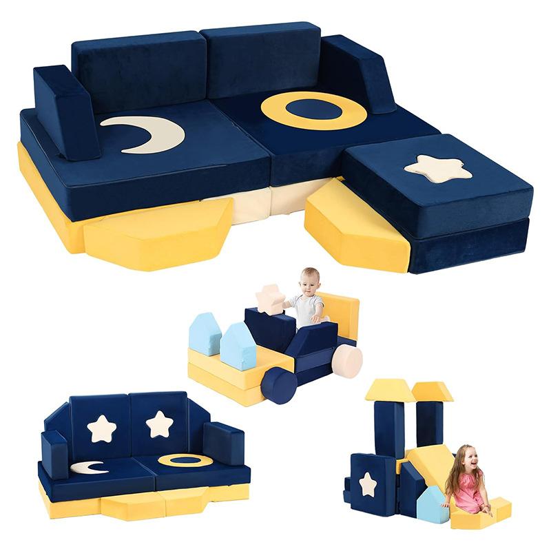 children's game sofa amazon hot high density sponge foam mats modular sofa floor combination sofa