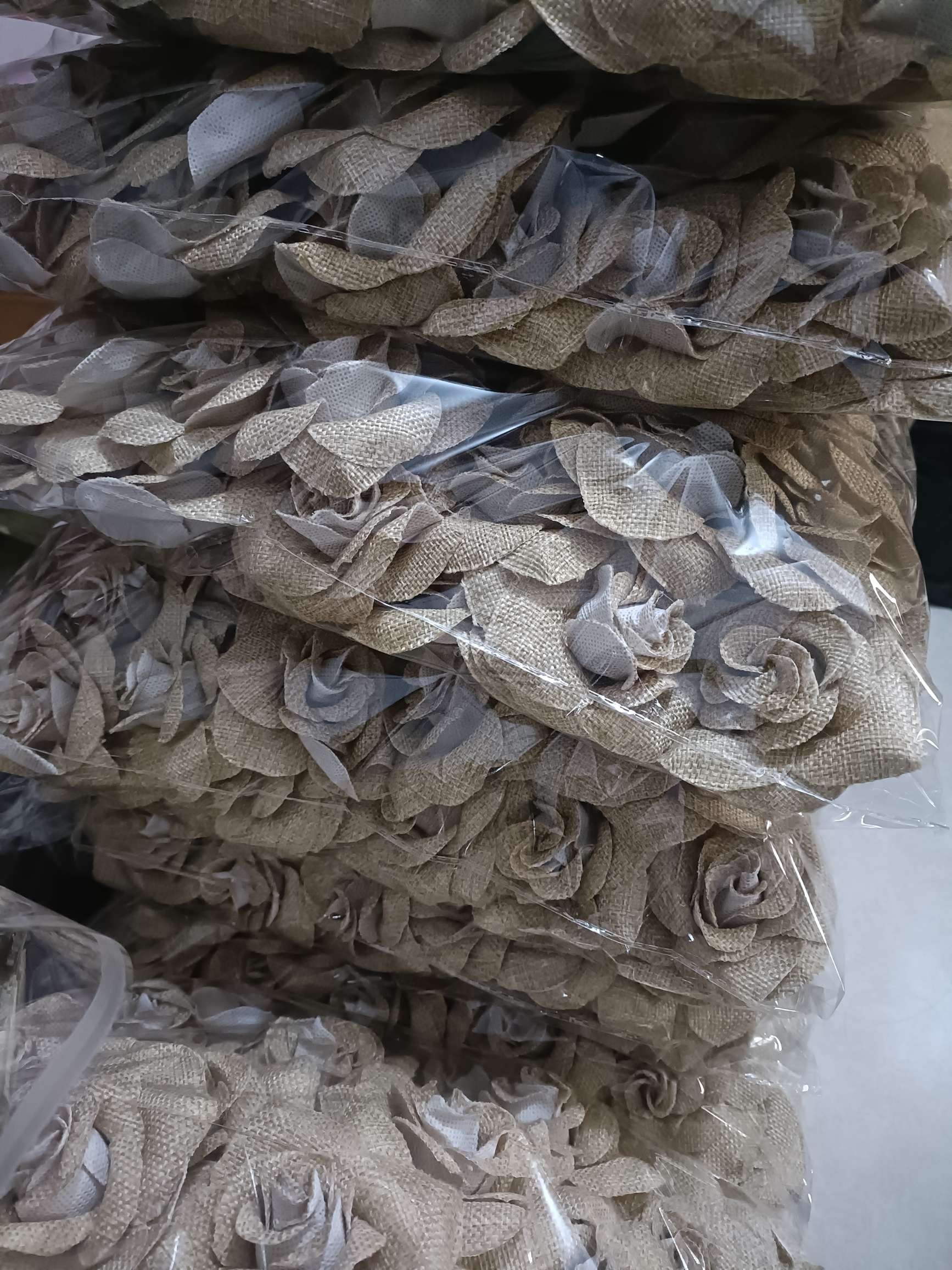 经典款仿麻玫瑰花细节图