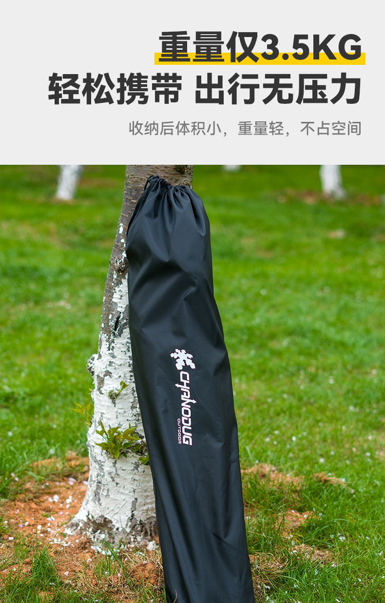 CHANODUG/ Chanodoji Outdoor Camping folding Gold Beach chair pic 8