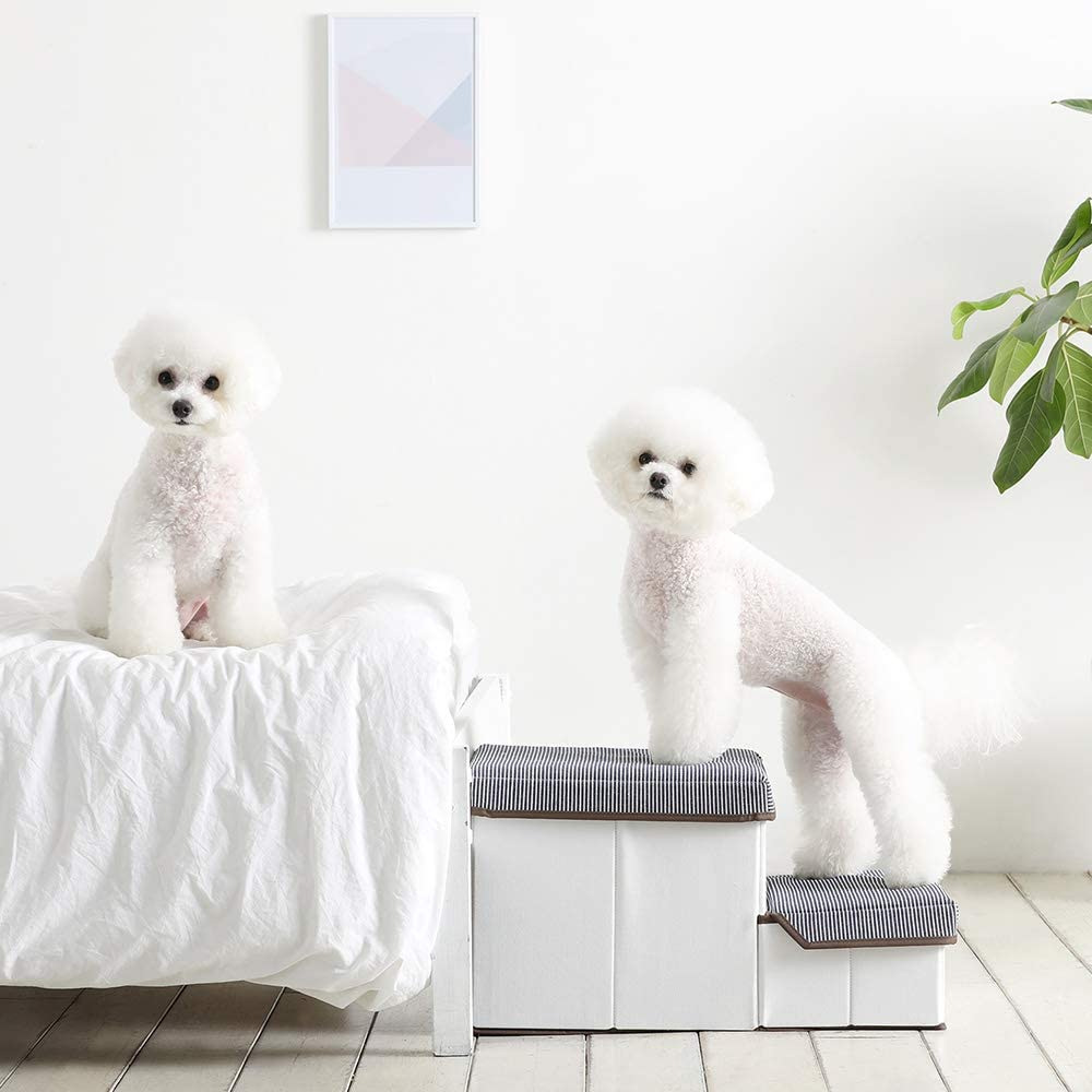 跨境热销可定制时尚宠物收纳箱,可折叠多层宠物楼梯狗狗楼梯爬梯详情4