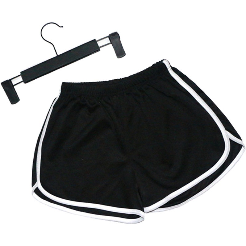 T Cross-border exclusive solid-color simple shorts, casual sports shorts, large-sized women's home yoga beach pants for both inside and out Item Picture