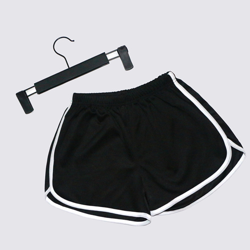 T Cross-border exclusive solid-color simple shorts, casual sports shorts, large-sized women's home yoga beach pants for both inside and out Specification image