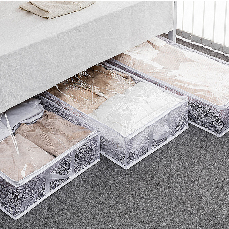 床底收纳箱家用抽屉式衣服储物矮整理床下扁平宿舍神器透明收纳袋