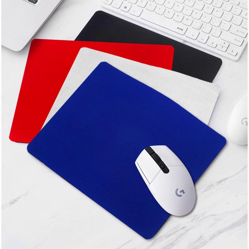 Solid Color Office Mouse Pad Computer Notebook Office Mouse Pad Solid Color Game Advertising Mouse Pad Wholesale