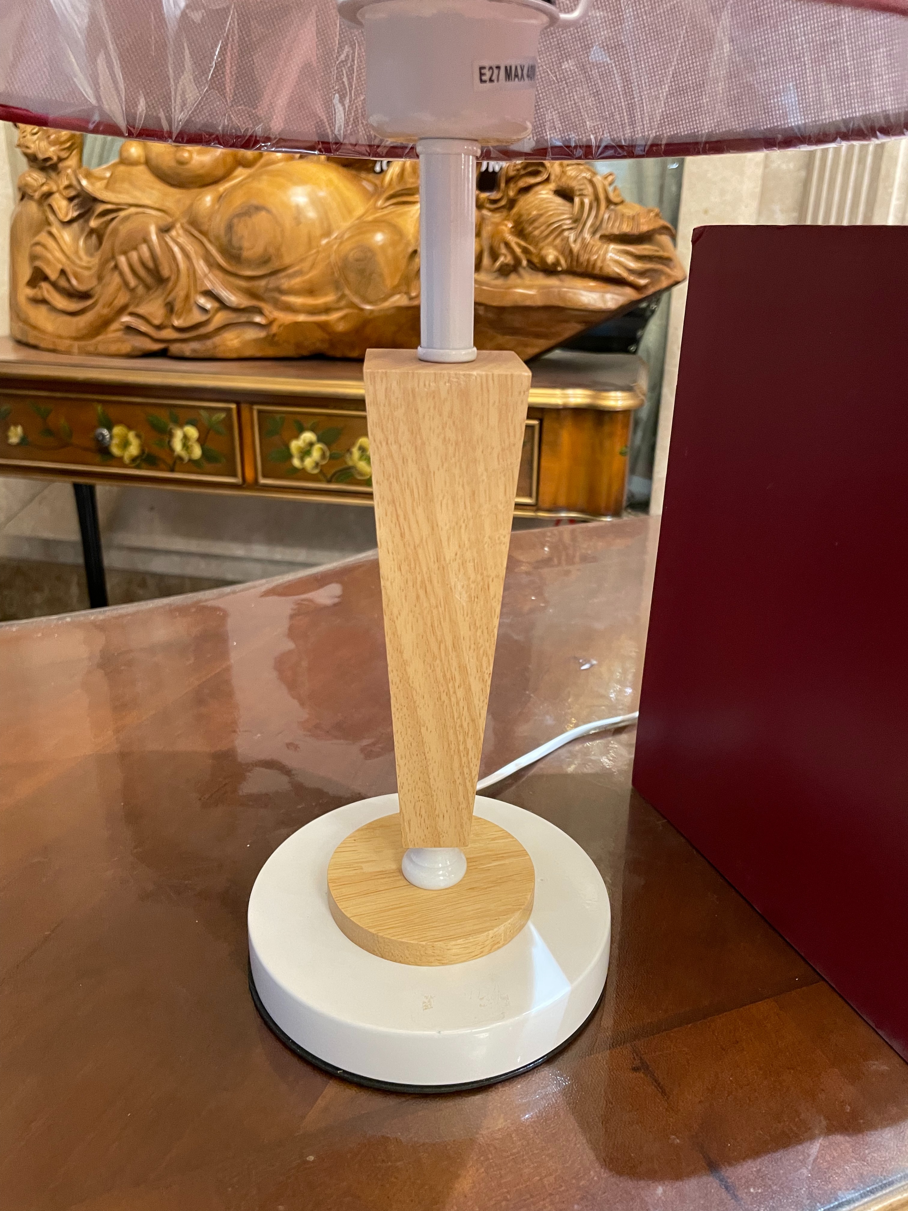 Creative table lamp, radio-powered night lamp, floor lamp, table lamp, countertop lamp lighting equipment, modern and simple design, energy-saving and environmentally friendly Specification image