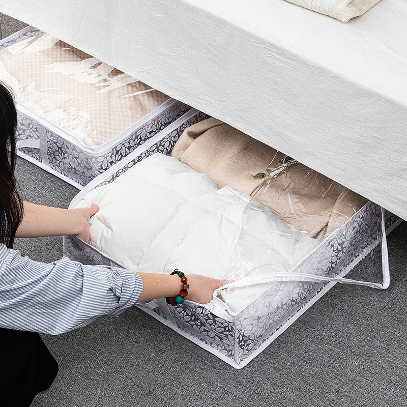 收纳箱/收纳/透明真空收纳箱/棉麻收纳箱/百纳箱棉麻产品图