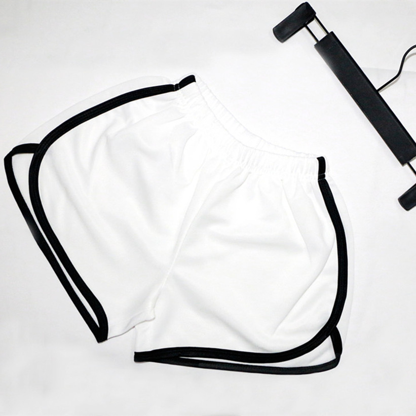 T Cross-border exclusive solid-color simple shorts, casual sports shorts, large-sized women's home yoga beach pants for both inside and out Application Scenario