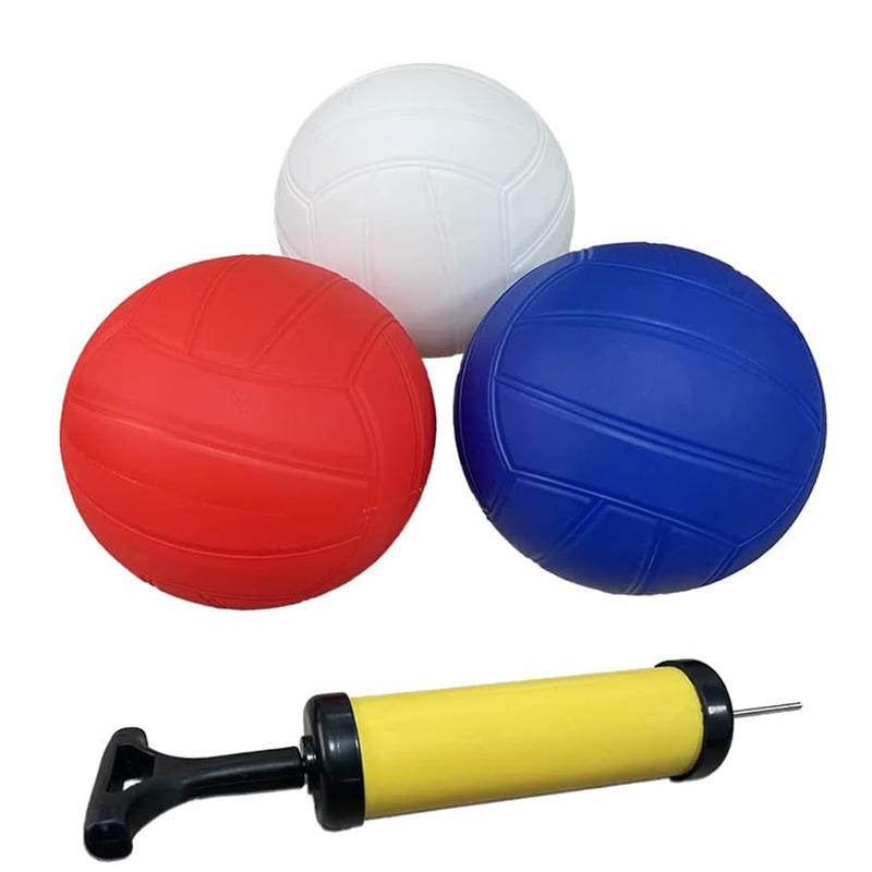 beach volleyball pvc mini volleyball 7cm inflatable volleyball children's outdoor beach spiking sets 9cm volleyball for games