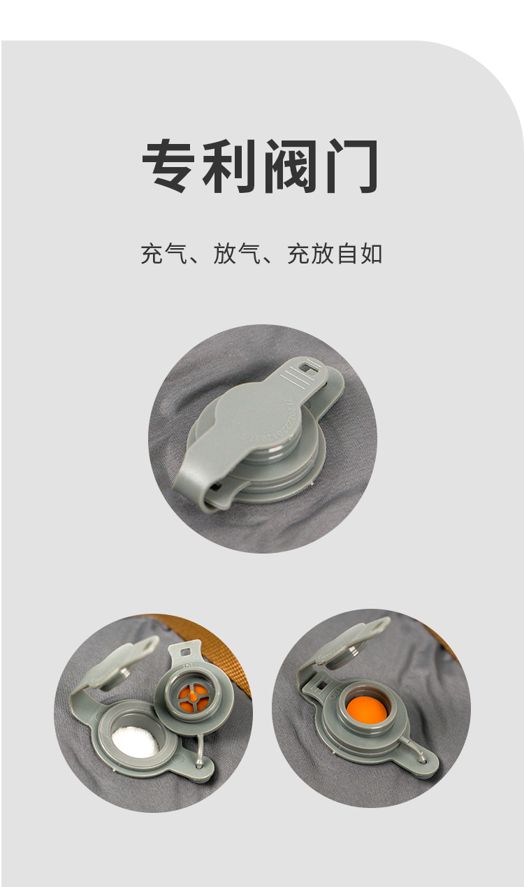 CHANODUG/夏诺多吉帐篷防潮垫 户外加厚露营家用打地铺海绵睡垫 野餐隔潮垫子地垫 高回弹海绵露营自动充气睡垫详情4