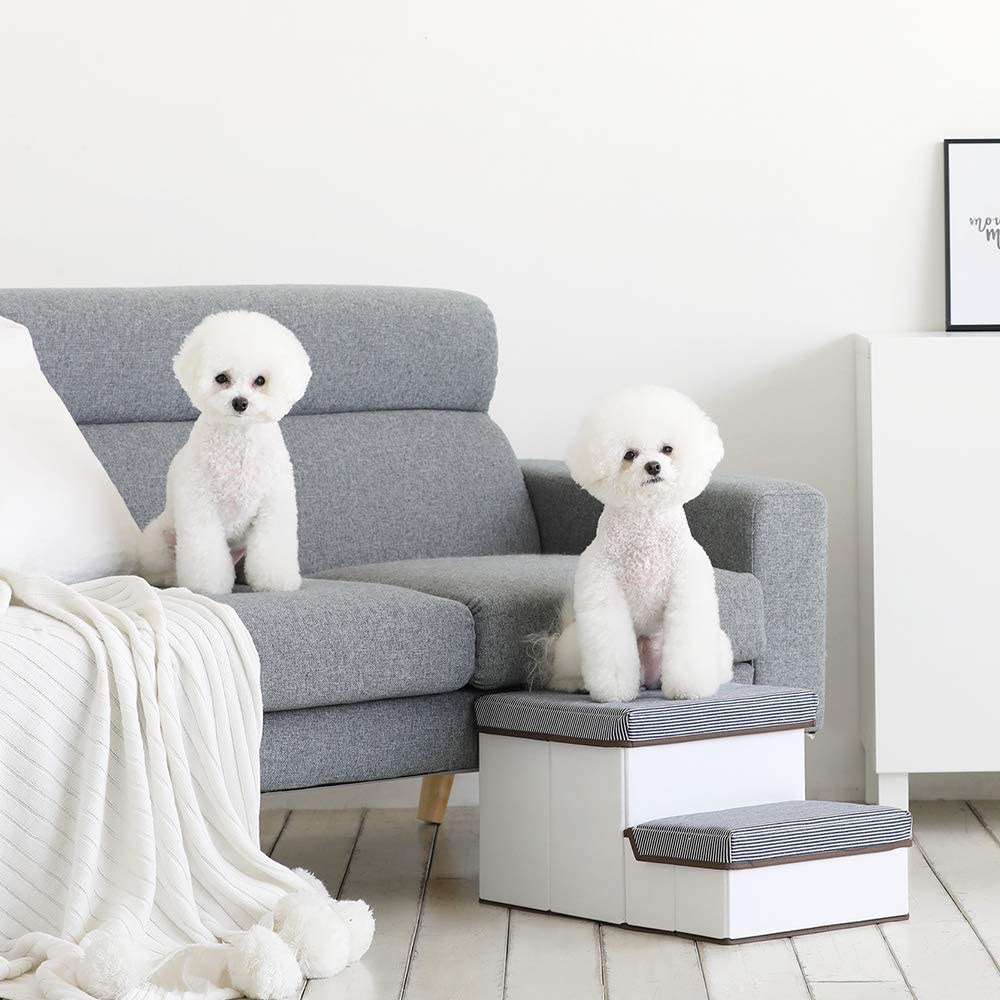 跨境热销可定制时尚宠物收纳箱,可折叠多层宠物楼梯狗狗楼梯爬梯详情3